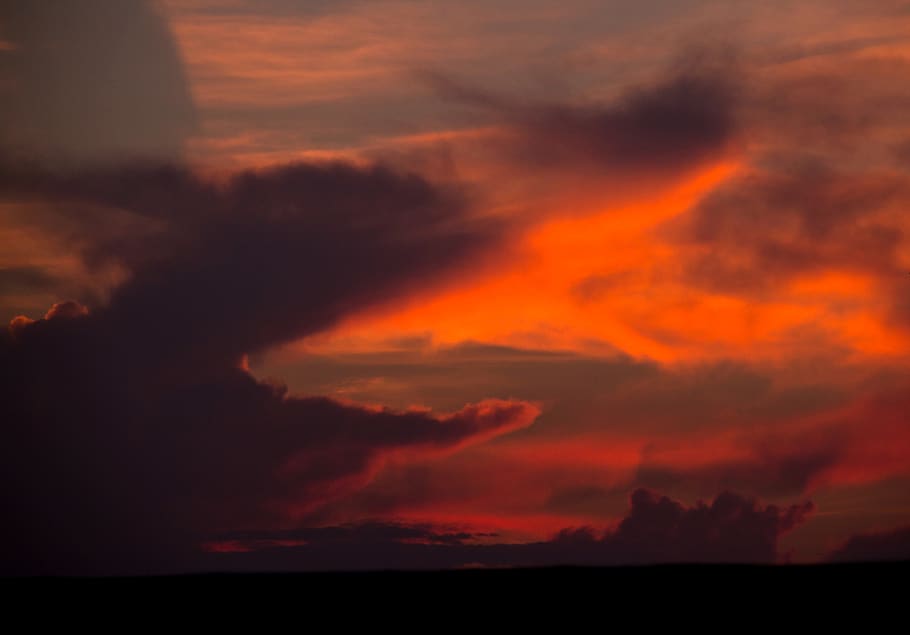 venezuela, cloud - sky, beauty in nature, sunset, orange color HD wallpaper