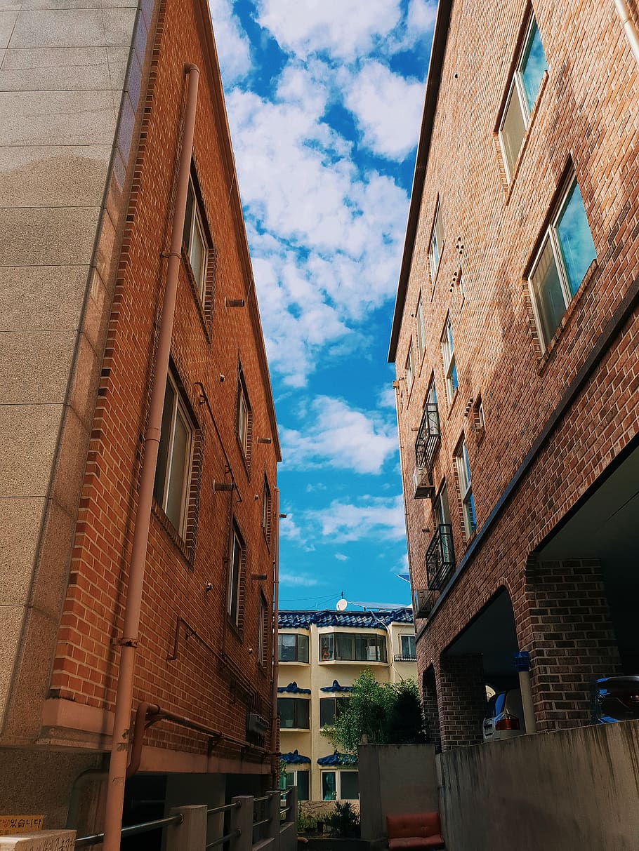 brick, road, town, urban, walkway, path, pavement, sidewalk HD wallpaper