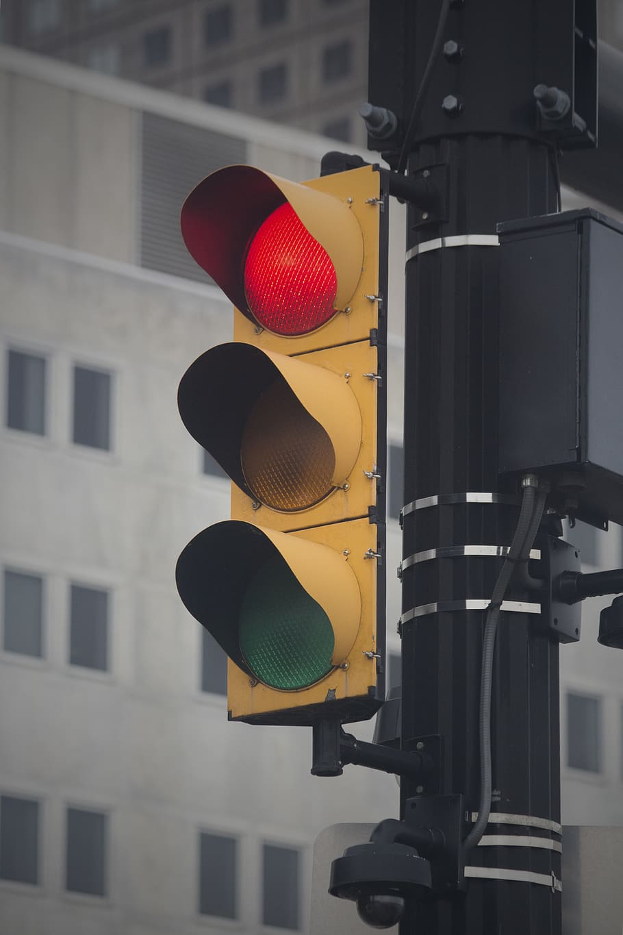 traffic light at red, headlight, coaster, roller coaster, amusement park, HD wallpaper