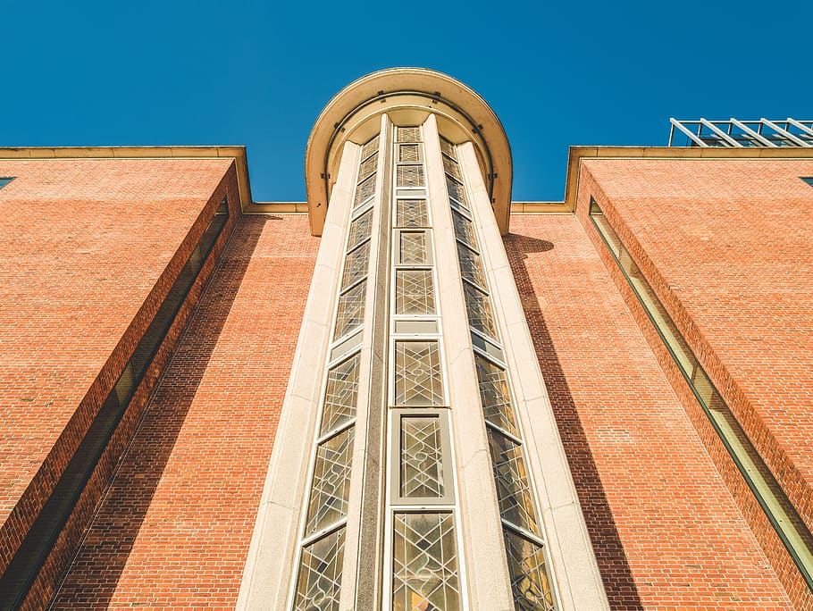 brick, building, netherlands, amsterdam, office building, tower HD wallpaper