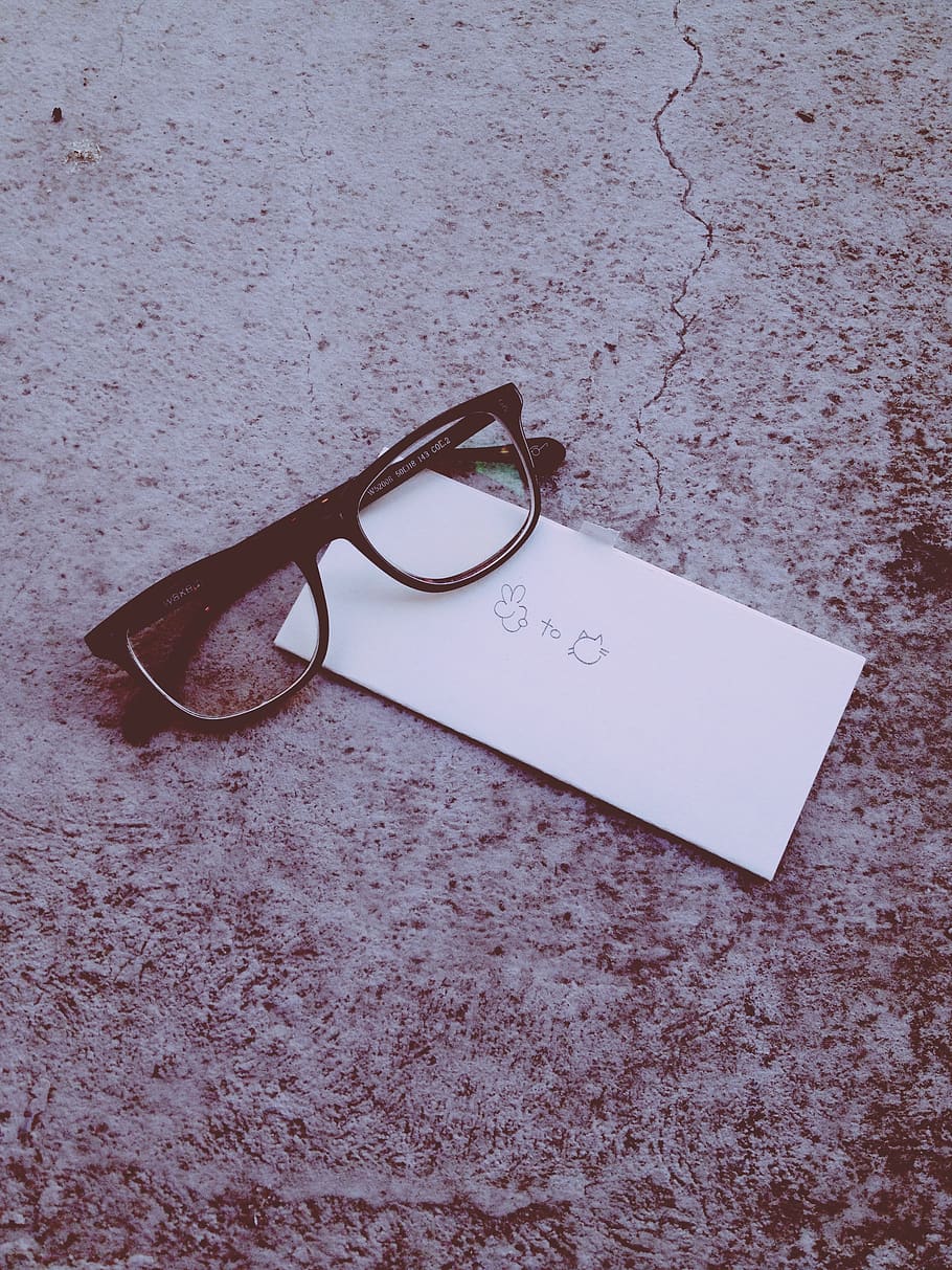 glasses, eyeglasses, still life, no people, close-up, paper HD wallpaper