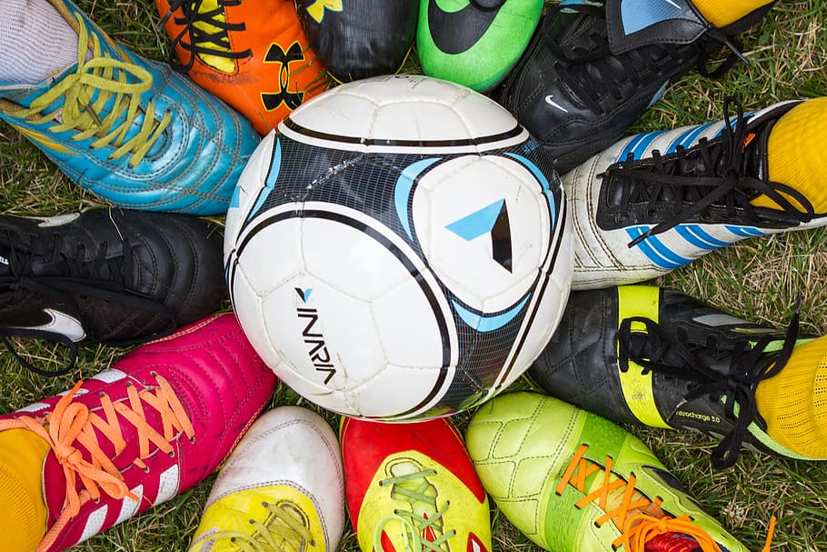 team, soccer, football, soccer ball, soccer shoes, sport, sports