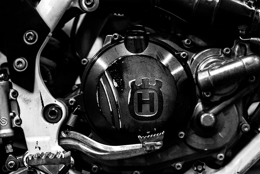 engine, motorcycle, husqvarna, enduro, summer, dirtbike, mechanic, HD wallpaper