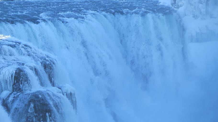 waterfall, iceland, scenics - nature, beauty in nature, no people HD wallpaper