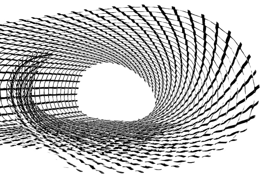 art, turning, circle, perspective, table, curve, light, tunnel HD wallpaper