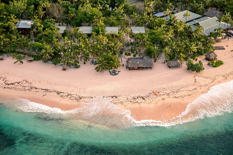 fiji, mamanuca islands, beach, lost at sea, water, plant, nature, HD wallpaper