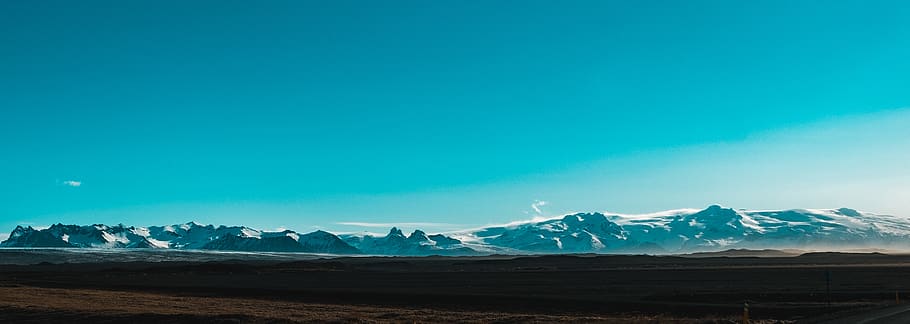 iceland, reykjavík, skaftafell, desert, volcano, glacier, fuji, HD wallpaper