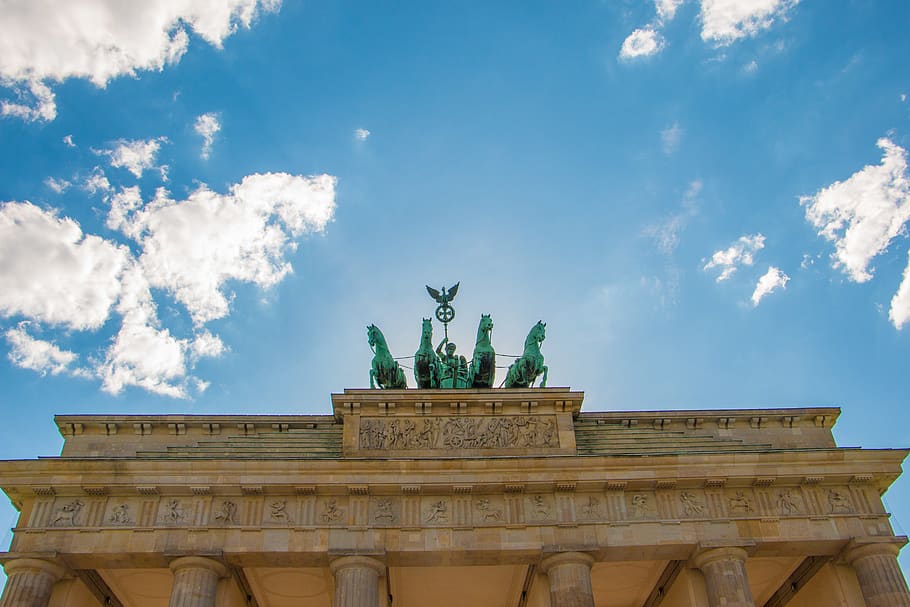 berlin, germany, sun, sky, cloud - sky, architecture, sculpture HD wallpaper