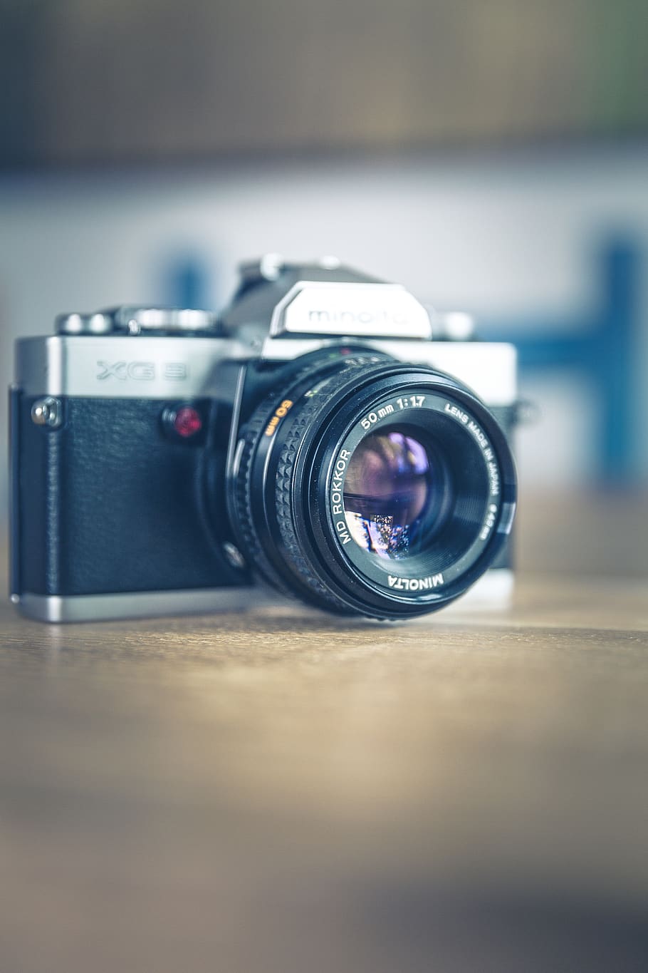 Shallow Focus Photography of Black and Silver Slr Camera, classic HD wallpaper