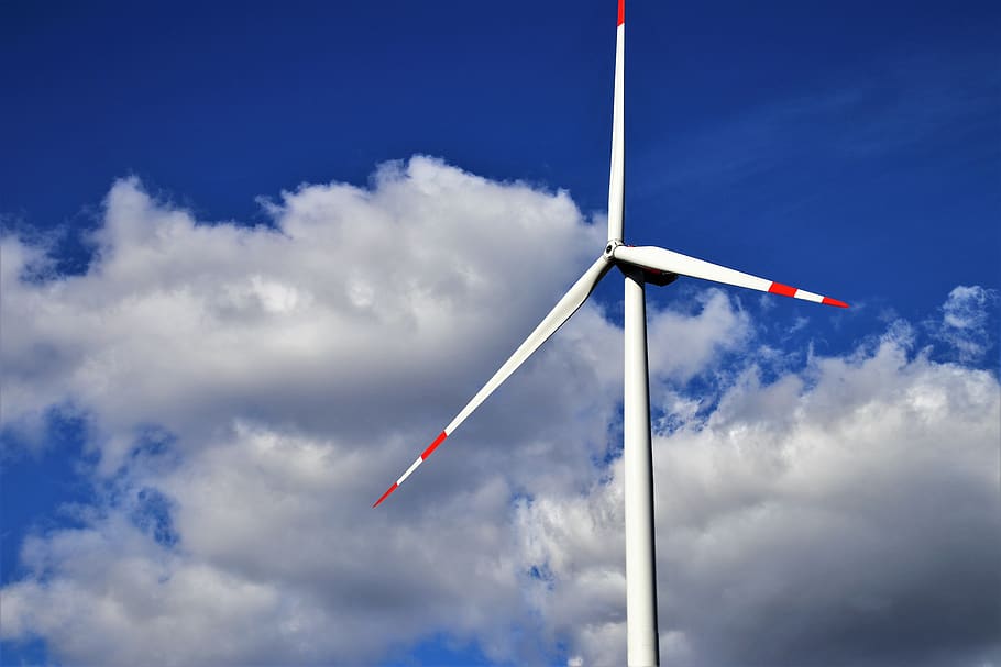 clouds, windmill, nature, figure, galaxy cycloid, the background HD wallpaper