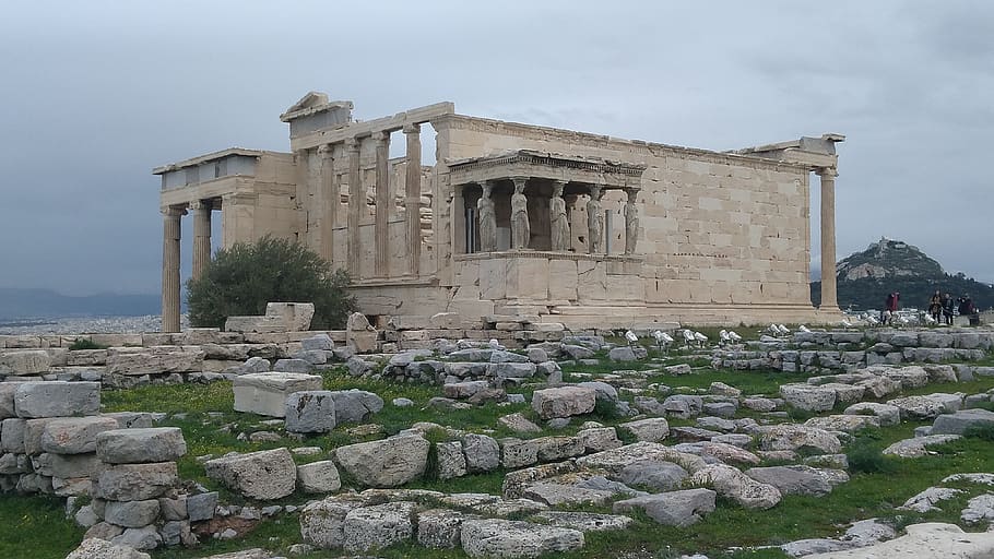 greece, parthenon, athens, old, famous, antiquity, landscape HD wallpaper
