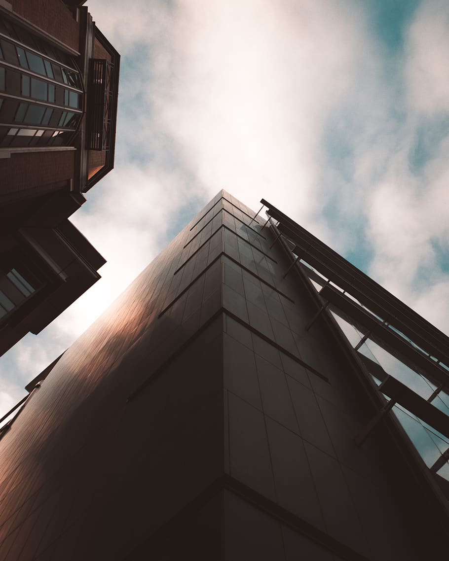gray concrete building, built structure, architecture, building exterior HD wallpaper