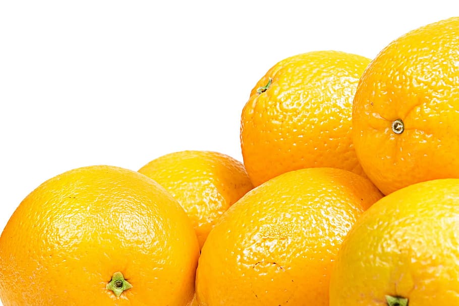 orange, fruit, isolated, heap, ripe, diet, organic, yellow HD wallpaper