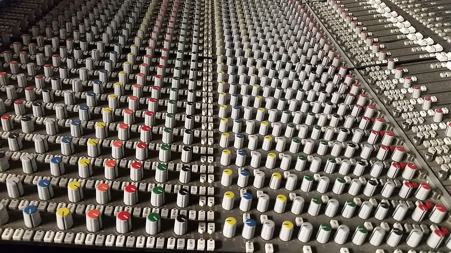 dials, knobs, controls, audio board, full frame, backgrounds HD wallpaper