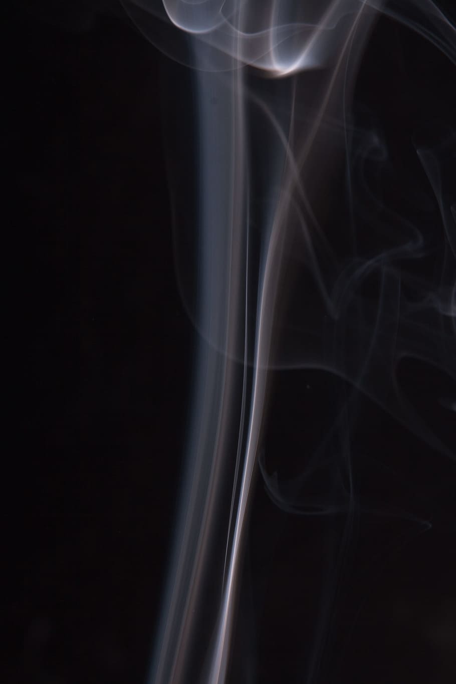 smoke, abstract, shapes, black, texture, background, fog, effect HD wallpaper
