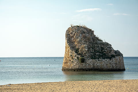 torre, pali, salento, sea, water, horizon over water, sky, scenics - nature HD wallpaper