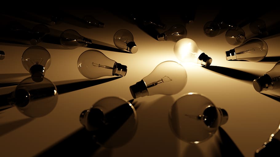 light, light bulbs, hope, glow, shining, lights, lamp, glass HD wallpaper