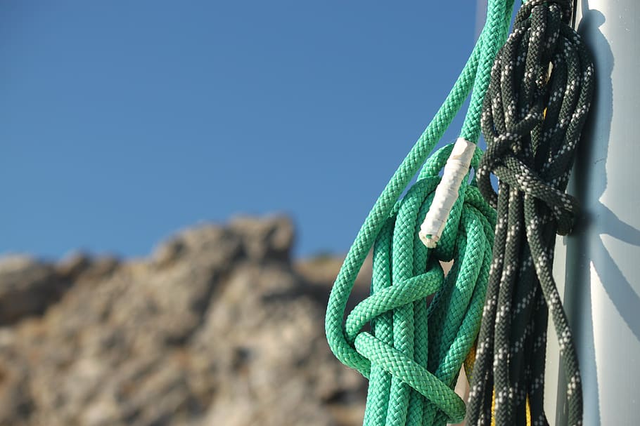 griekenland, rope, strength, clear sky, blue, close-up, day HD wallpaper