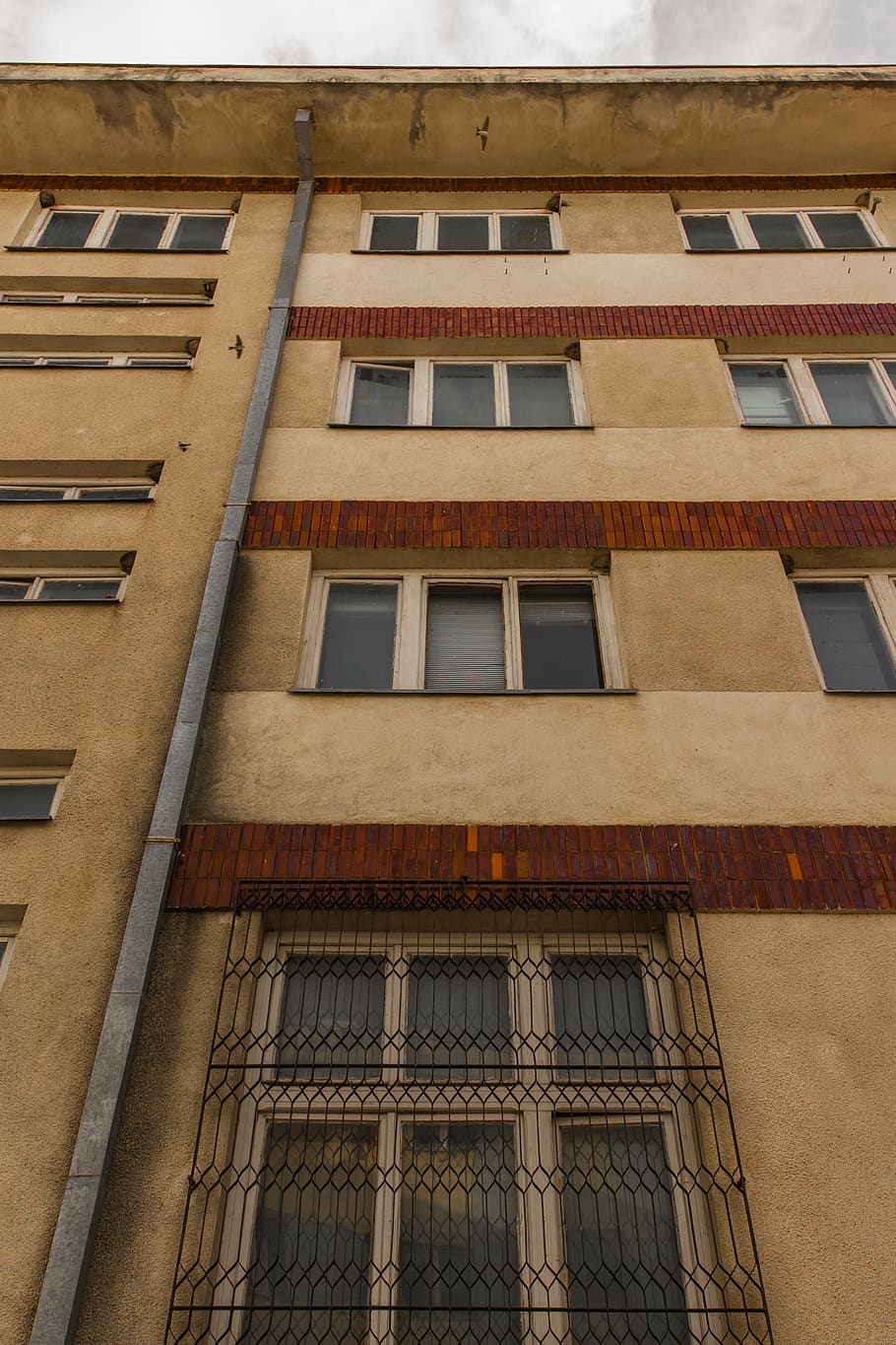 block, flat, rusty, architecture, sky, comunist, building, windows, HD wallpaper