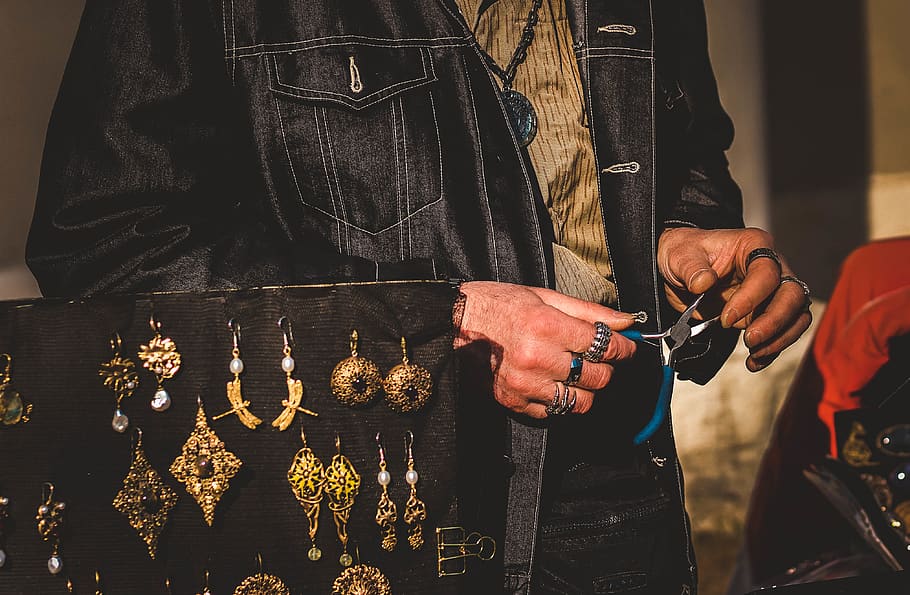 person using blue handled pliers, human, people, denim, moscow HD wallpaper