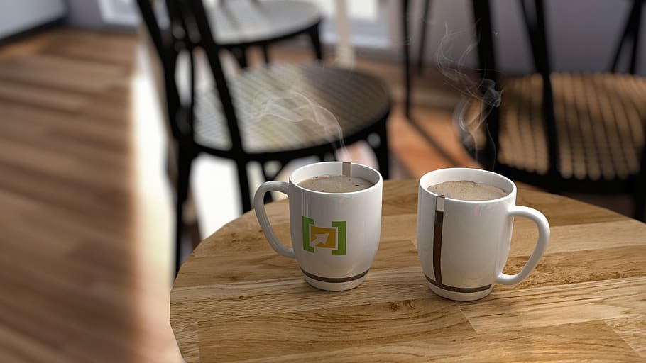 office, work, business, workspace, canteen, pantry, wood, tables HD wallpaper