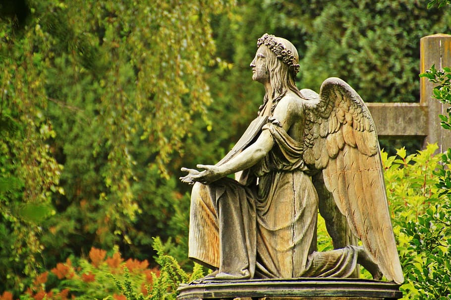 angel, statue, fig, figure, sculpture, rocky, art and craft HD wallpaper