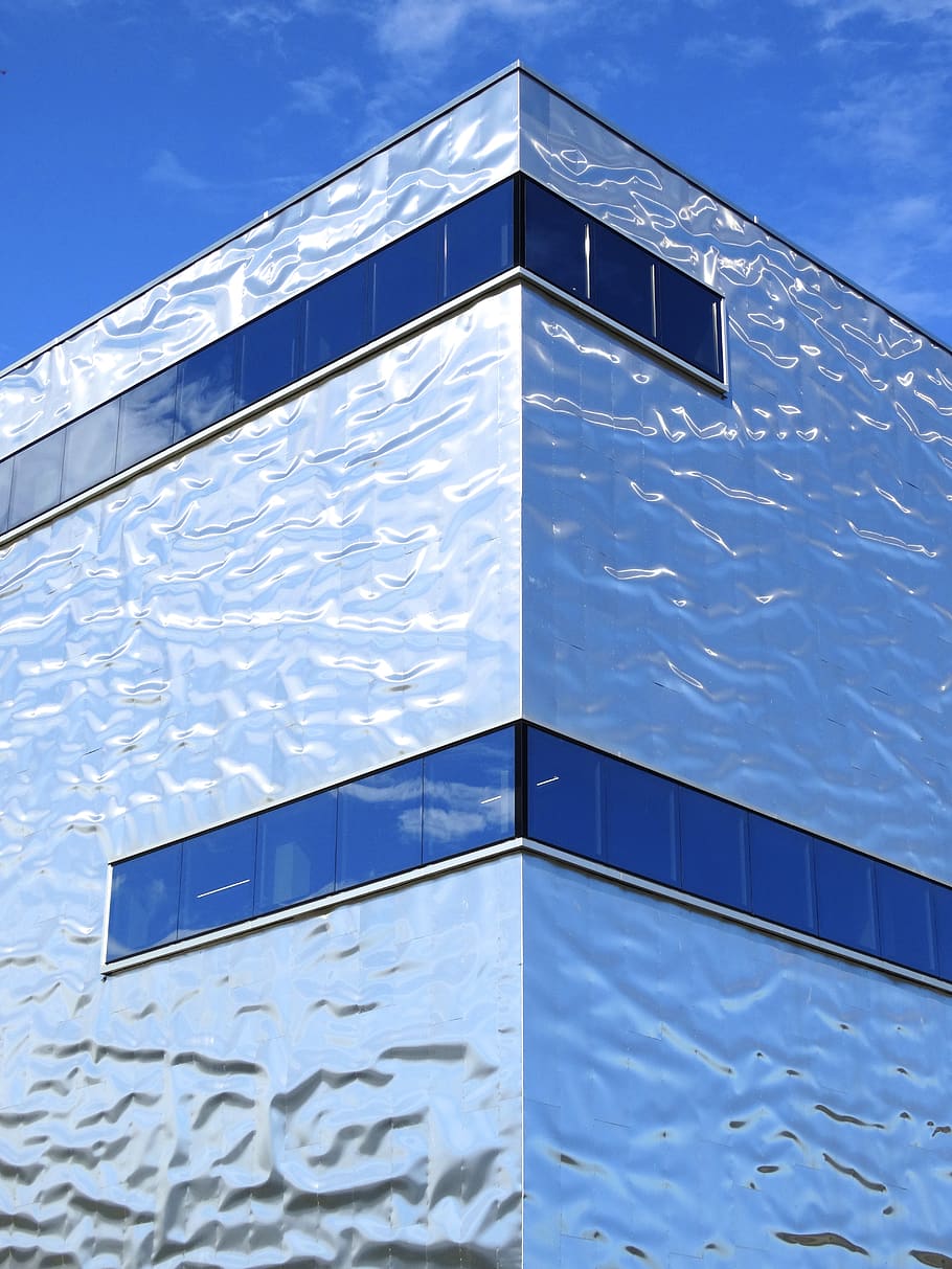 Clear Glass Window during Day Time, architecture, building, metallic HD wallpaper