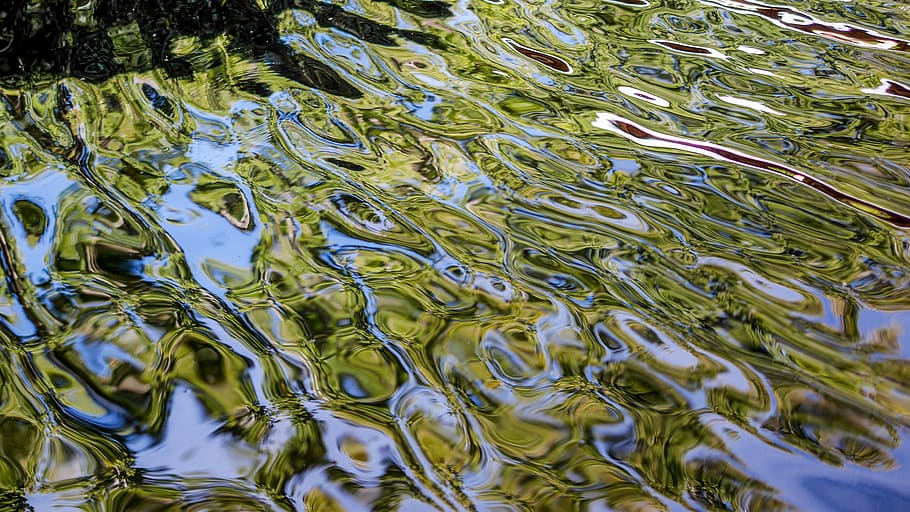water, texture, abstract, ripples, surface, full frame, no people HD wallpaper