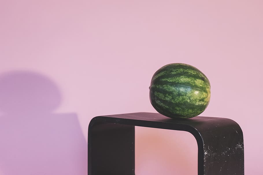 watermelon, shelf, table, fruit, food, summer, healthy eating HD wallpaper