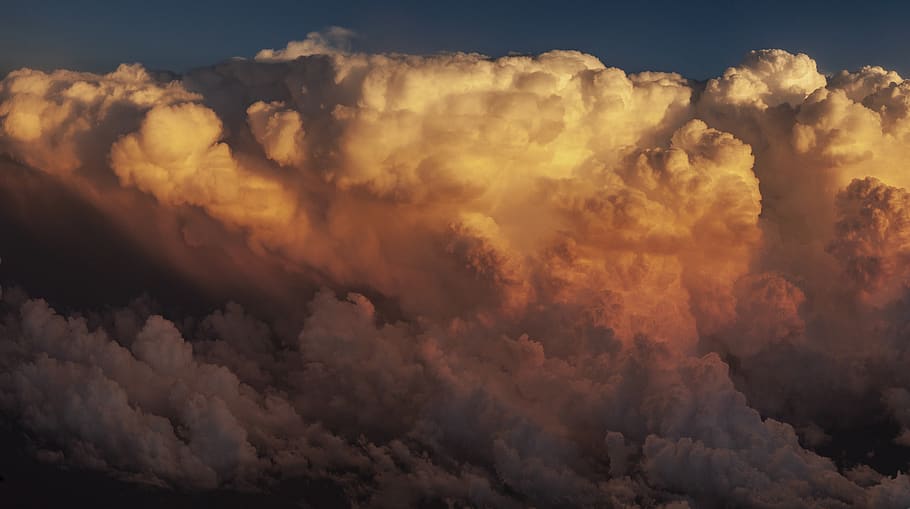 white clouds during daytime, cloud - sky, beauty in nature, scenics - nature HD wallpaper