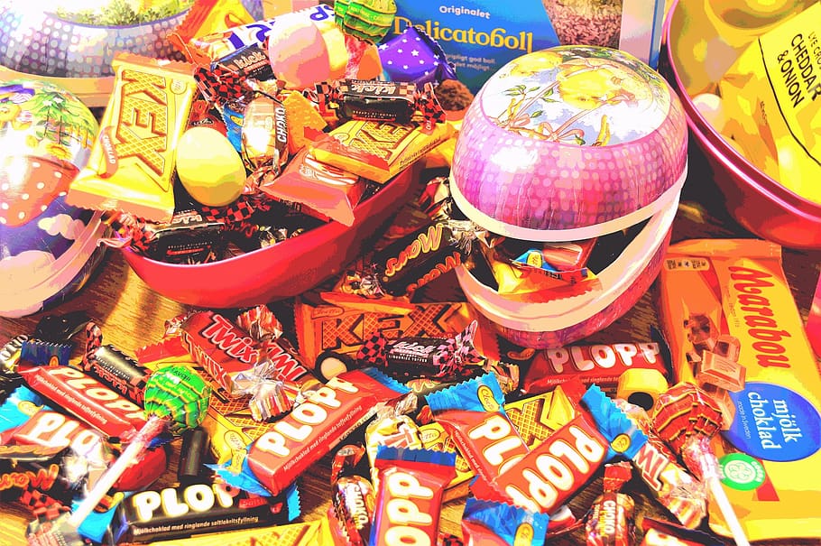sweden, marabou, cloetta, easter egg, candy, interior, table HD wallpaper