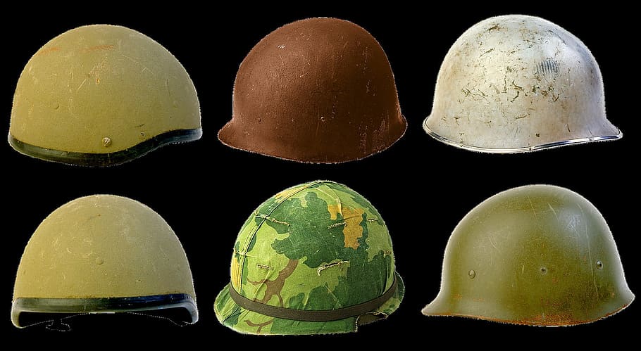 helm, helmet, military, object, head, studio shot, no people HD wallpaper