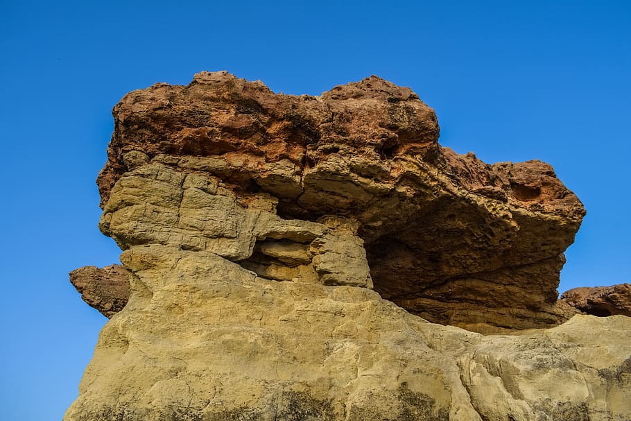 rock, formation, nature, stone, geology, erosion, scenery, cavo greko HD wallpaper