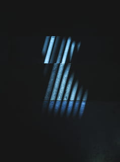 light, shadow, pattern, blue, line, row, shape, step, stair HD wallpaper