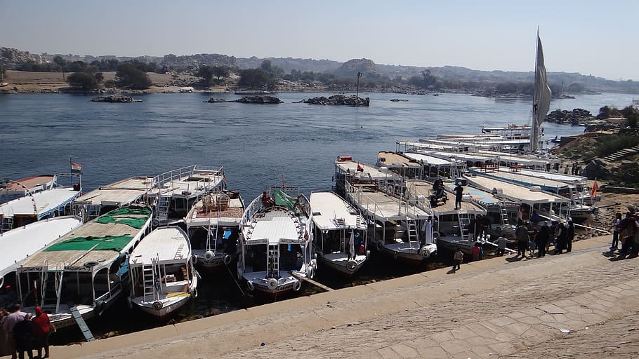 ceiling boat, aswan, luxor, egypt, boats, water, transportation HD wallpaper