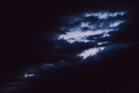 cloud, night sky, gloaming, twilight, dusk, shadow, murk, dullness HD wallpaper