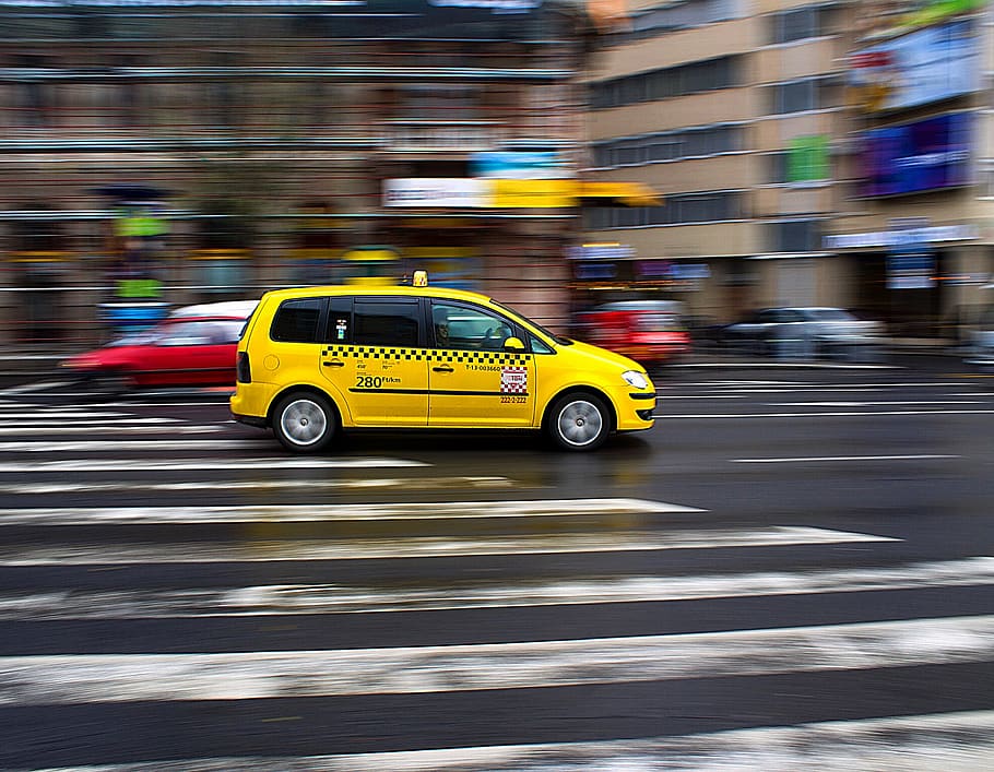 budapest, hungary, rush, speed, panning, reflections, urban HD wallpaper