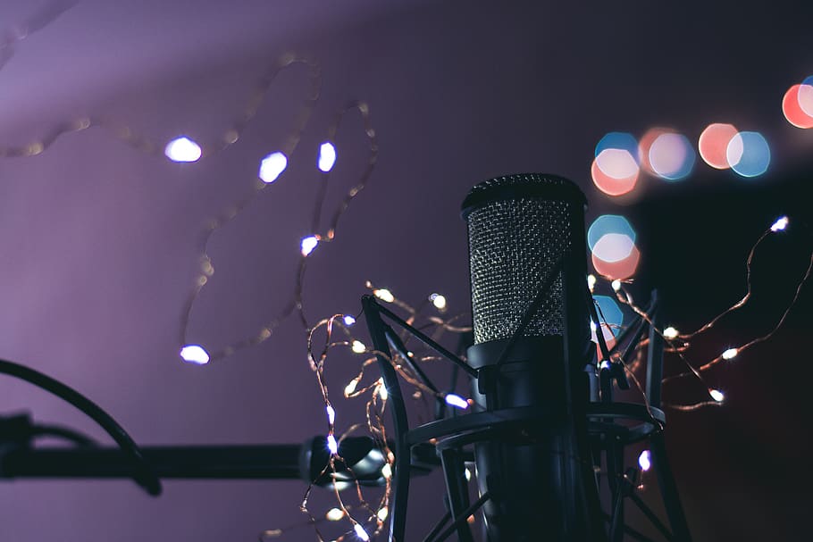 Selective Focus Photography of Condenser Microphone, 4k wallpaper, HD wallpaper