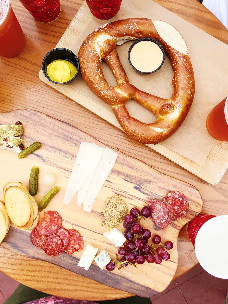 bread, food, cracker, pretzel, plant, snack, fruit, confectionery HD wallpaper