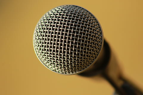 mic, stage, microphone, sound, audio, equipment, sing, studio HD wallpaper
