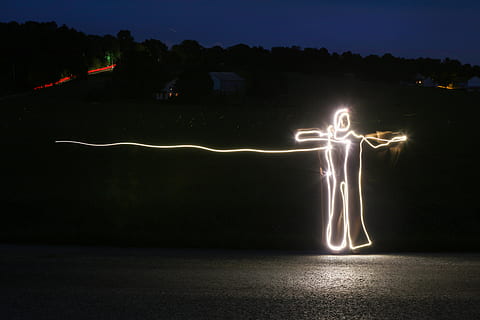 neon light, flare, light trail, dalton, united states, lighting HD wallpaper