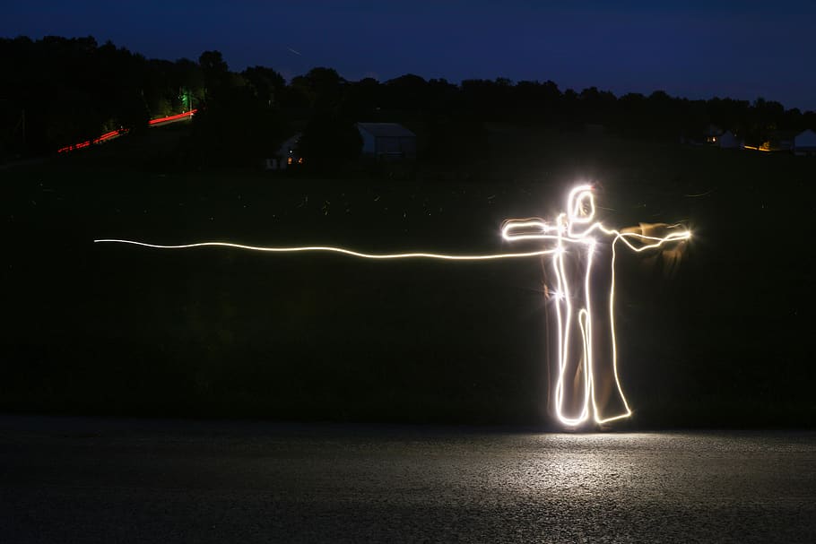 neon light, flare, light trail, dalton, united states, lighting HD wallpaper