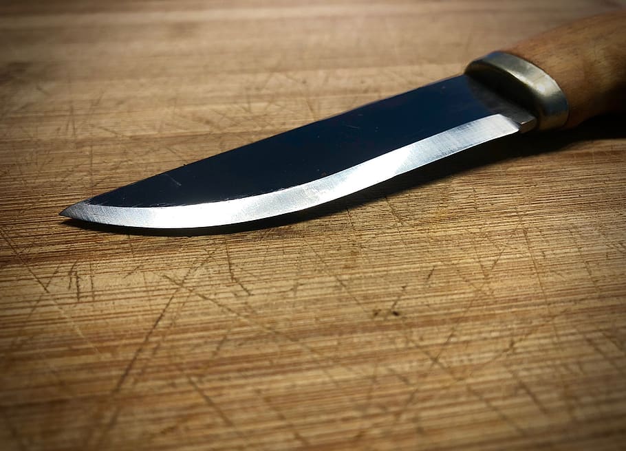 knife, blade, sharp, steel, cut, metal, cook, section, kitchen, HD wallpaper