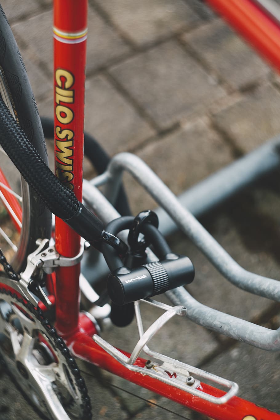 red bike, germany, erlangen, vehicle, bicycle, transportation HD wallpaper