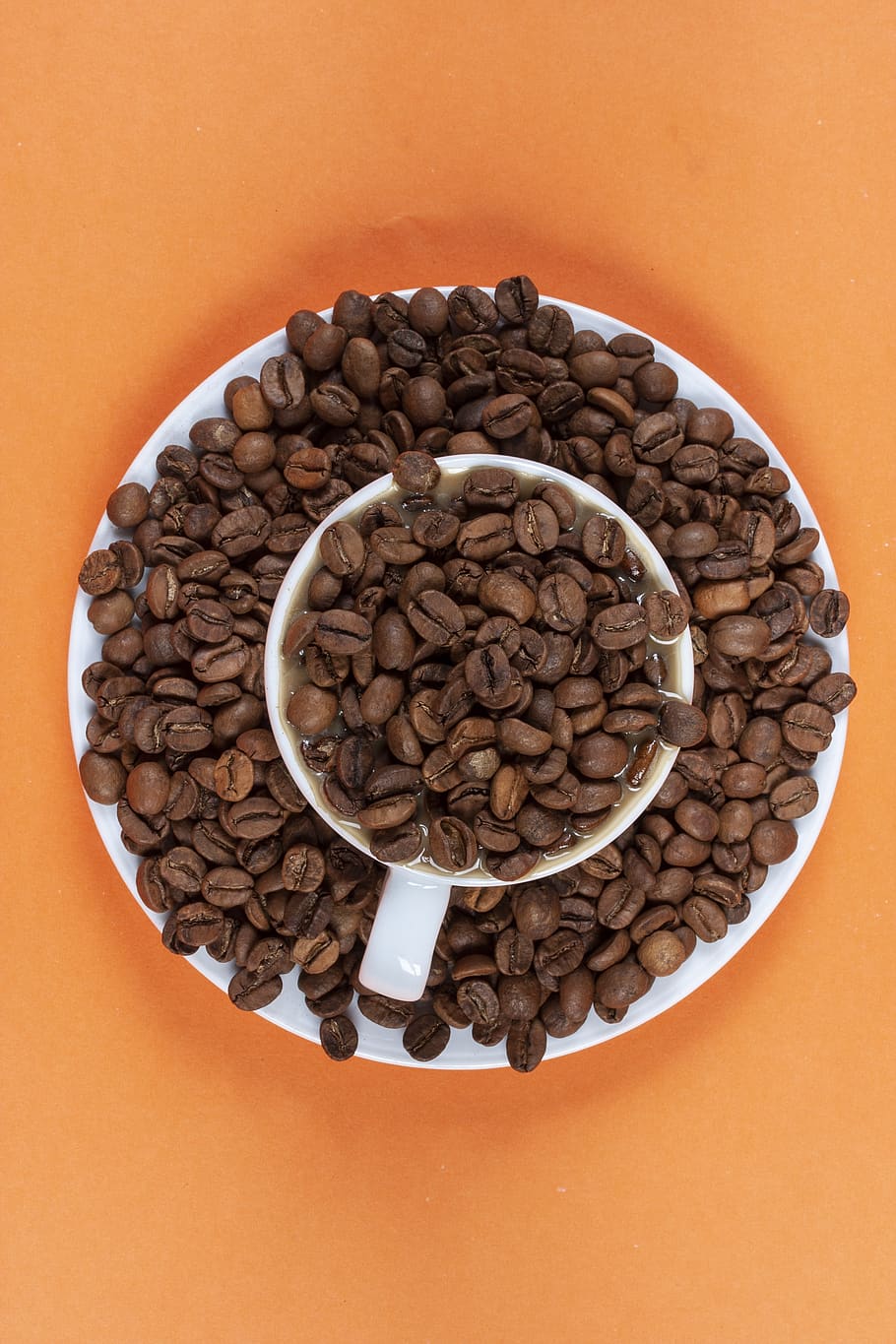 coffee bean, glass, cup, seed, fresh, delicious, food, gourmet HD wallpaper