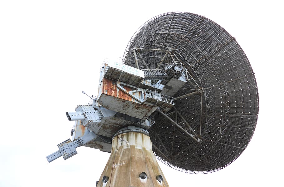 Low Angle Photography of Satellite, low angle shot, machine, perspective HD wallpaper