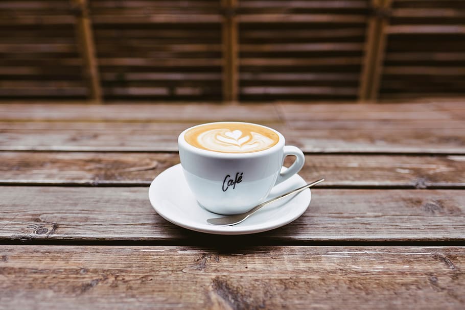 Latte art, cafe, caffe latte, cappuccino, coffee, cup, espresso