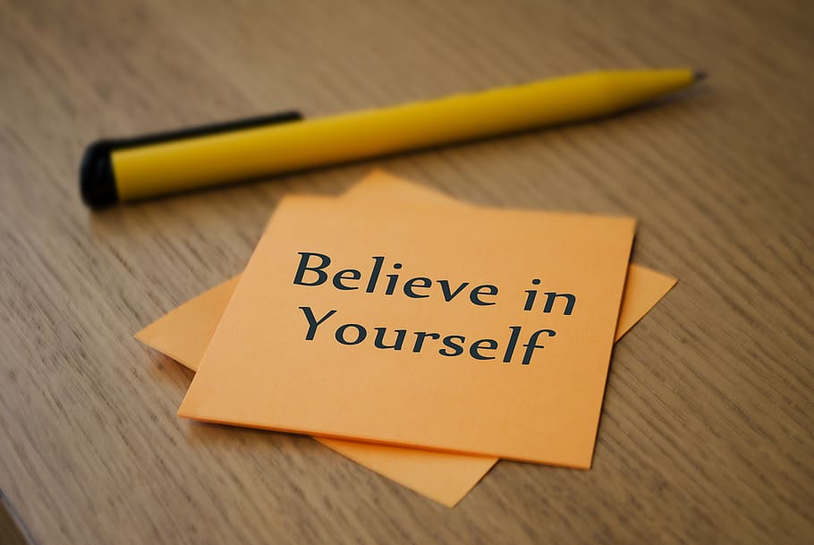 paper, document, business, composition, office, writing, believe in yourself, HD wallpaper