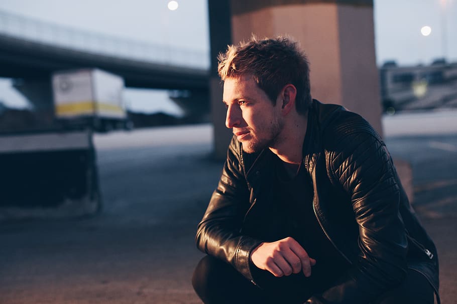 one person, young adult, young men, sitting, looking, transportation HD wallpaper