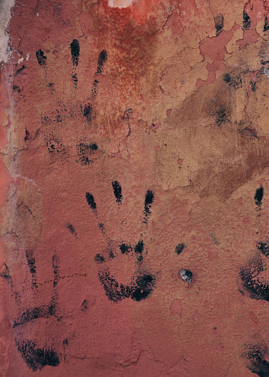 black hand print, backgrounds, full frame, no people, old, textured HD wallpaper